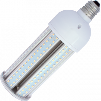 Corn SMD 3528 LED-240 E27 24W 230VAC warm white 3000K without cover 70x215mm 2400lm 360°