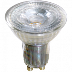 Glass Body LED GU10 220-240VAC 5W warm white 