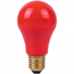 A19 LED E27 3W 230VAC red 