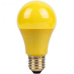 A19 LED E27 3W 230VAC yellow 